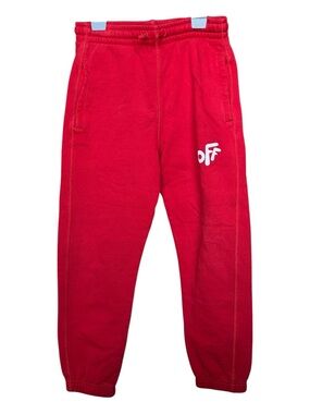 Off-White Kids Red Logo Joggers